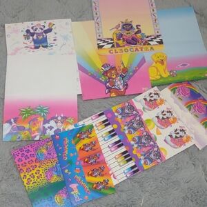Vintage 1990s Lisa Frank Miscellaneous Stationary